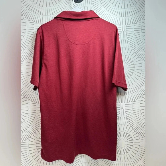 Bolle Men’s‎ Short Sleeve Polo Shirt Medium Red - Picture 3 of 4